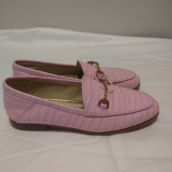 Sam Edelman Shoes - Sam Edelman Pink Loraine Leather Loafers
